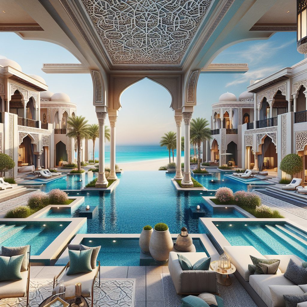 Abu Dhabi Signature Beach Villas With Infinity Pool Retreat