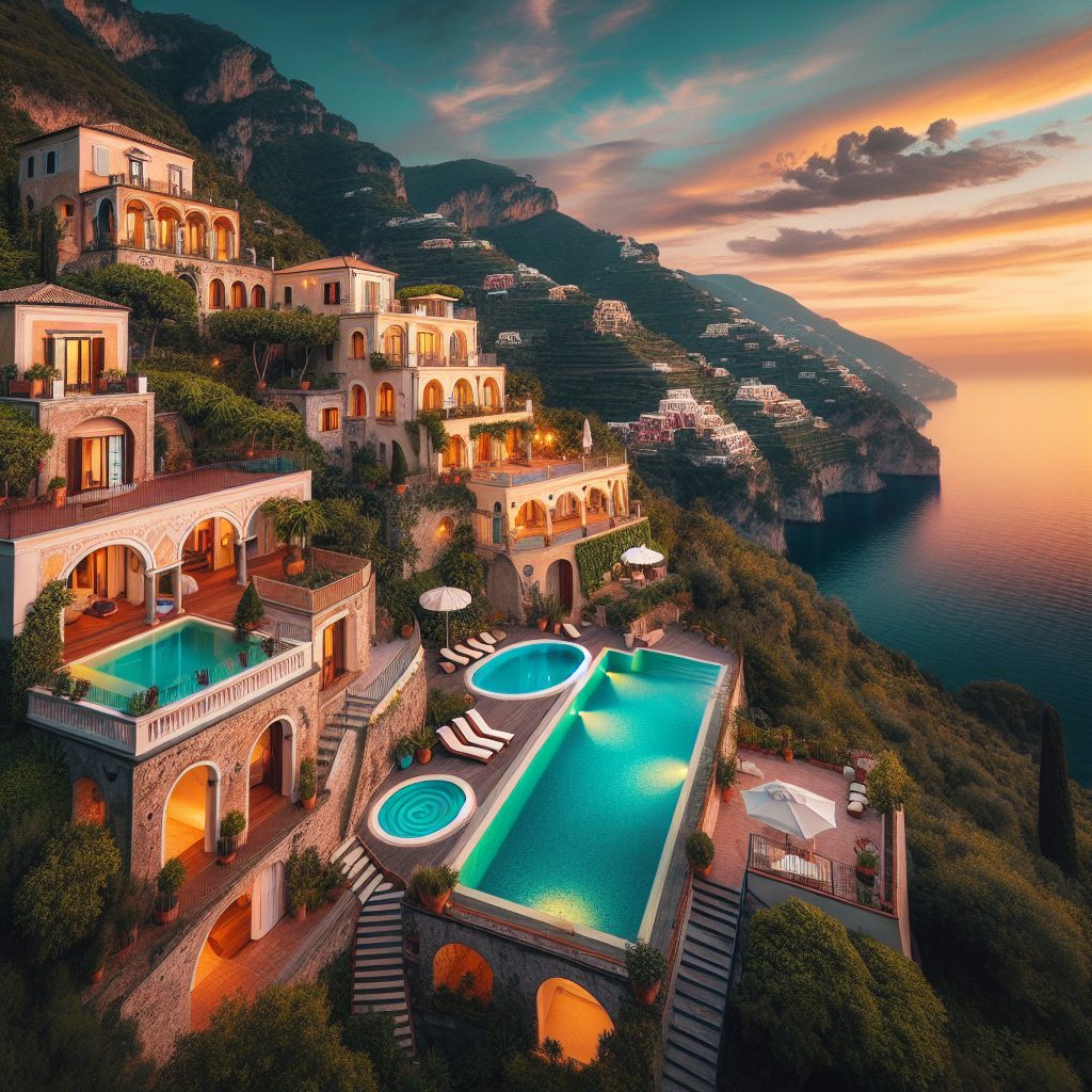 Amalfi Prestige Coast Villas With Infinity Pool Sea Views