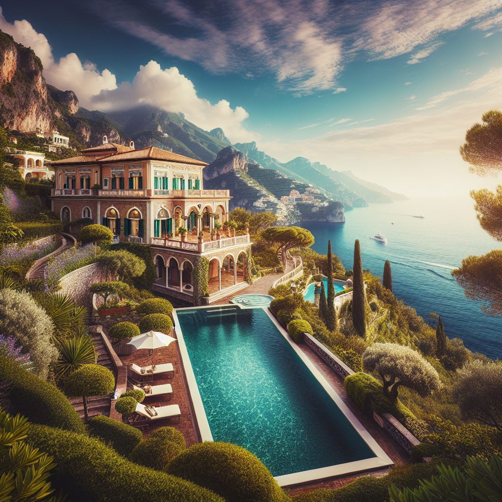 Amalfi Royal Coast Villas With Infinity Pool Sea Views
