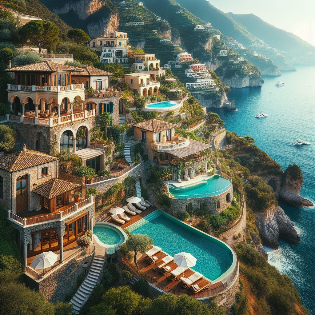 Amalfi Signature Coast Villas With Infinity Pool Sea Views