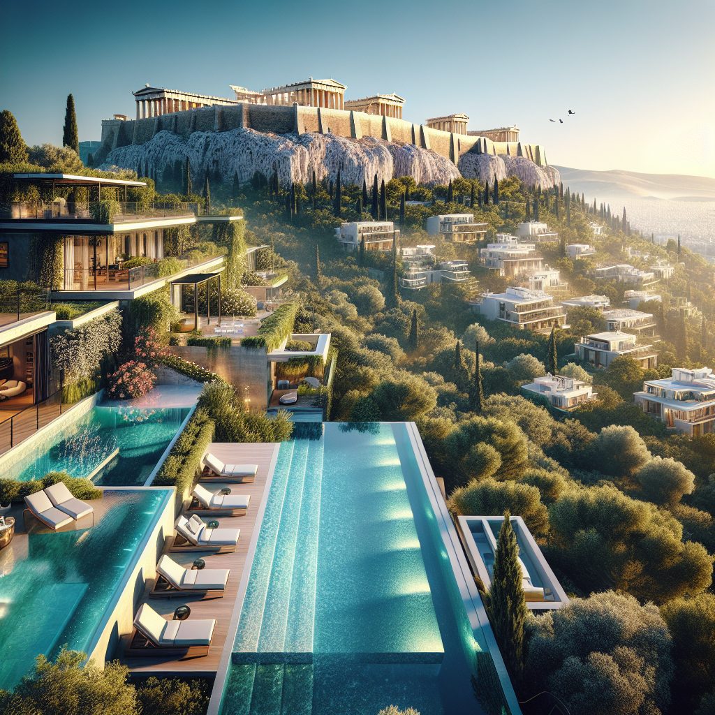 Athens Diamond Villas With Infinity Pool Acropolis Views