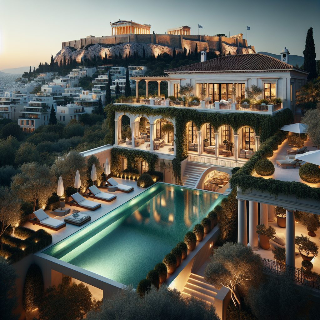 Athens Grand Signature Villas With Infinity Pool Acropolis
