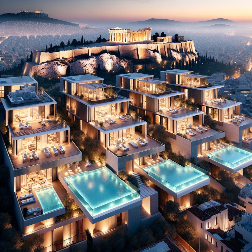 Athens Prestige Villas With Infinity Pool Acropolis Views
