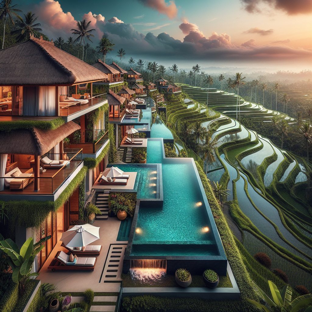 Bali Premium Sanctuary Villas With Infinity Pool Rice Field Views