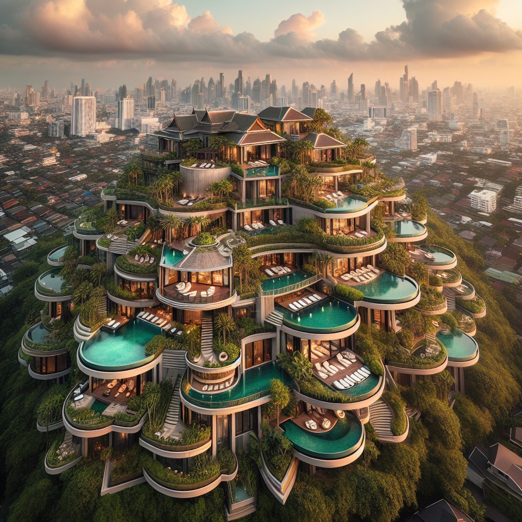 Bangkok Grand Signature Villas With Infinity Pool Skyline