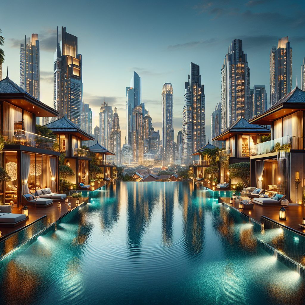 Bangkok Skyline Luxury Villas With Infinity Pool Experience