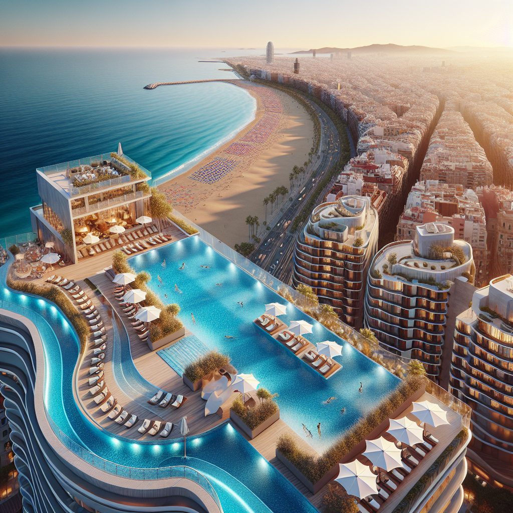 Barcelona Rooftop Suites With Infinity Pool Beach Views