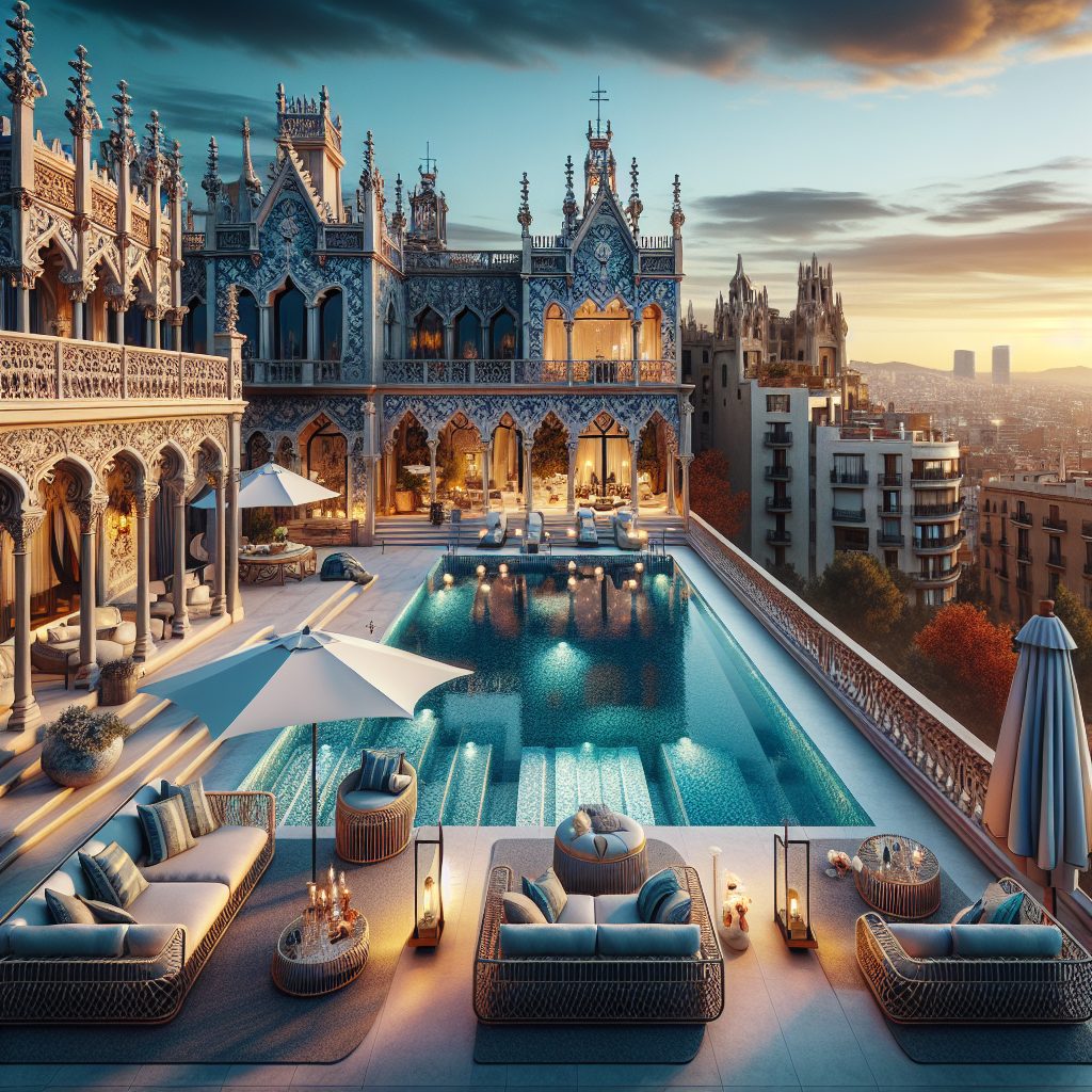 Barcelona Royal Rooftop Villas With Infinity Pool Lounge