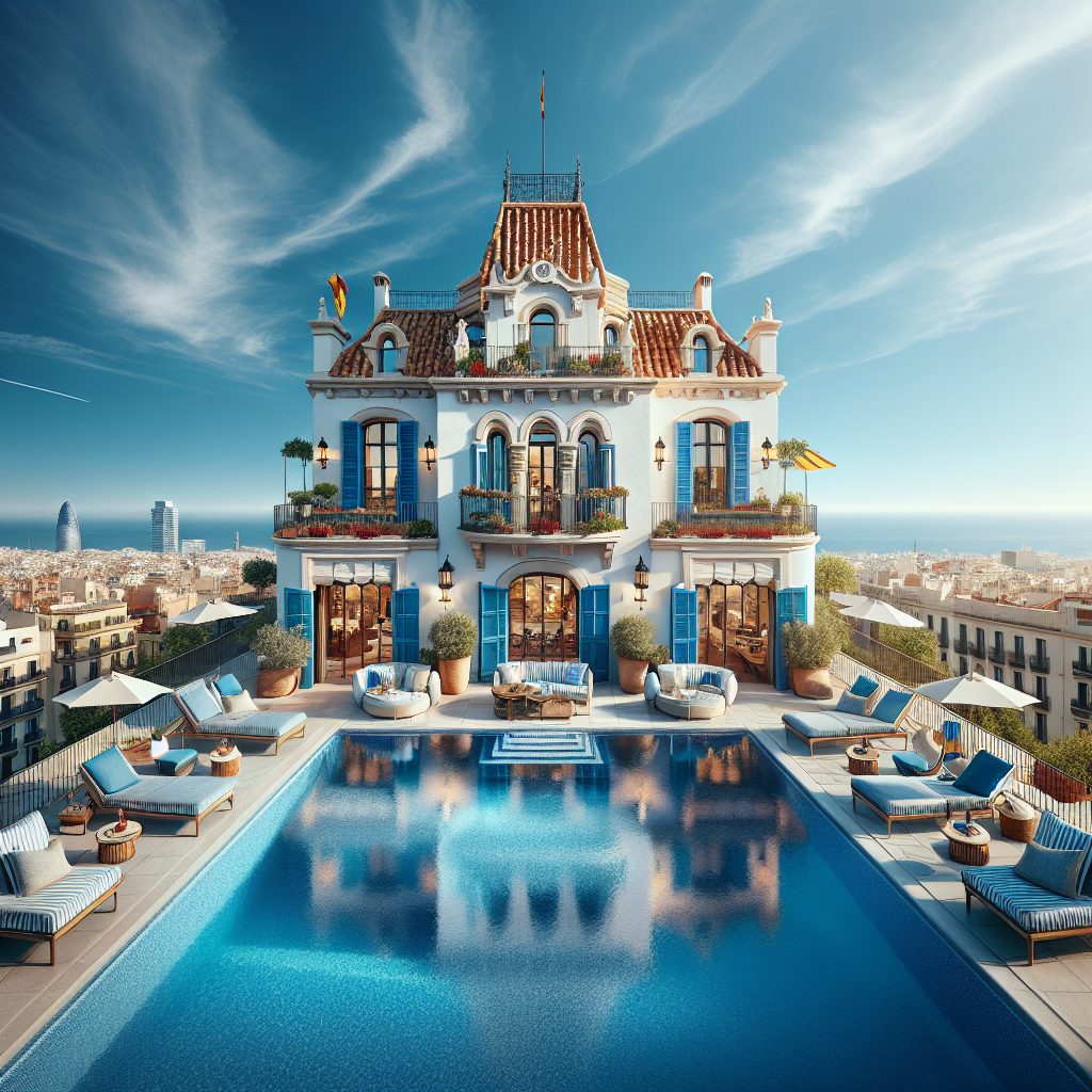 Barcelona Signature Rooftop Villas With Infinity Pool Lounge