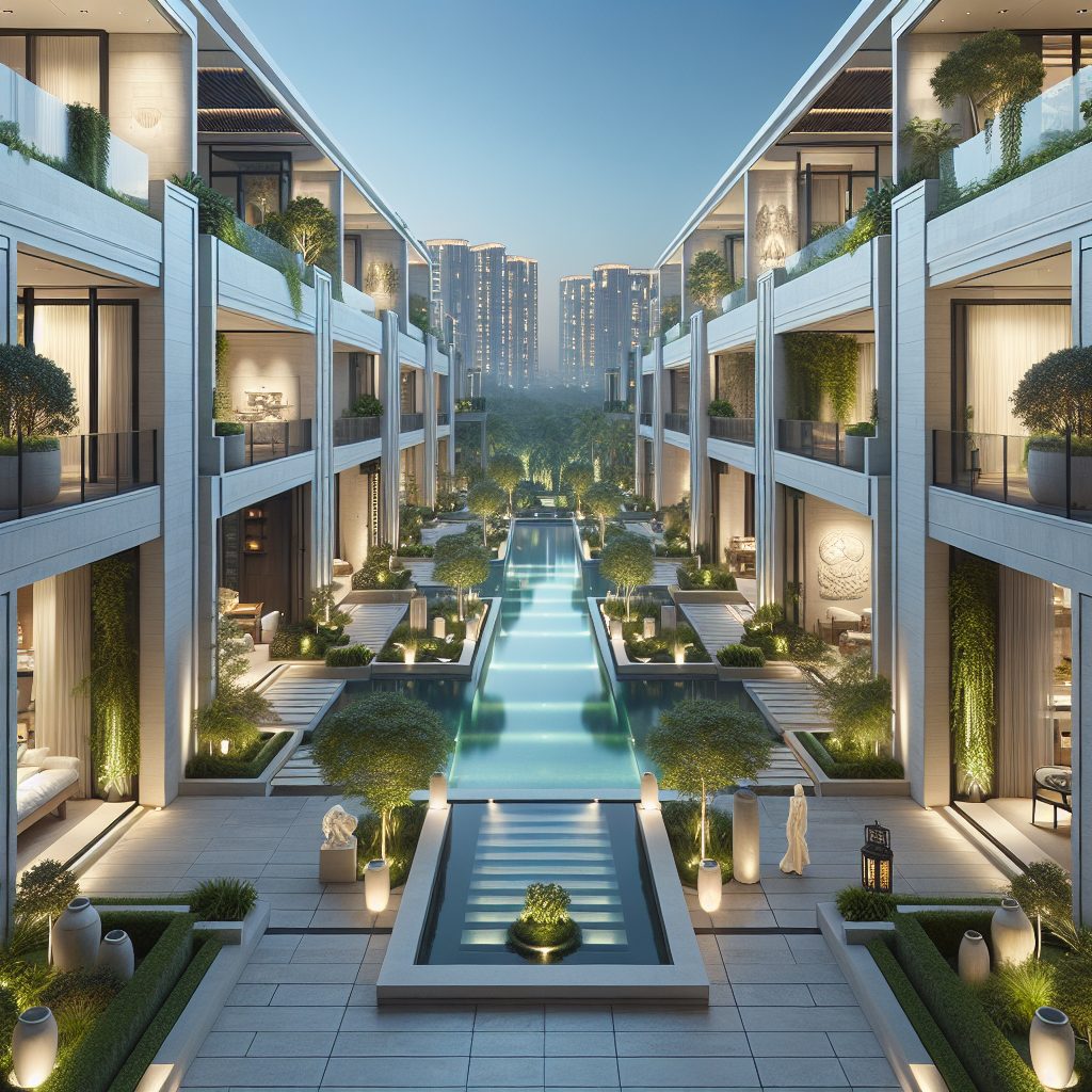 Beijing Elite Villas With Infinity Pool Courtyard