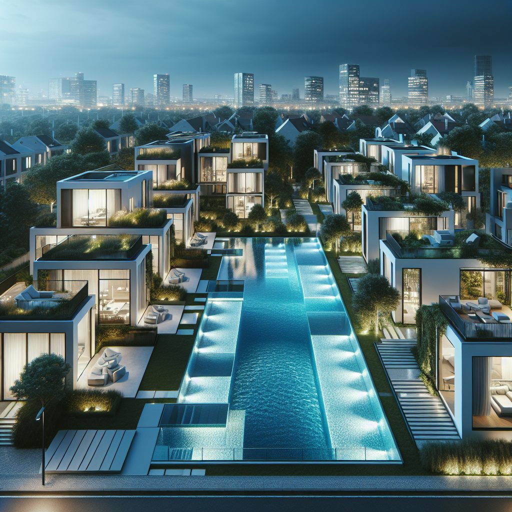 Berlin Urban Villas With Contemporary Infinity Pool