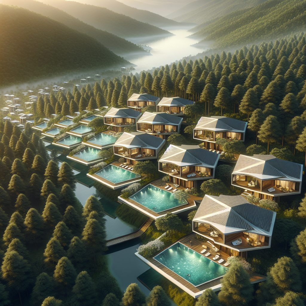 Bhutan Diamond Villas With Infinity Pool Forest