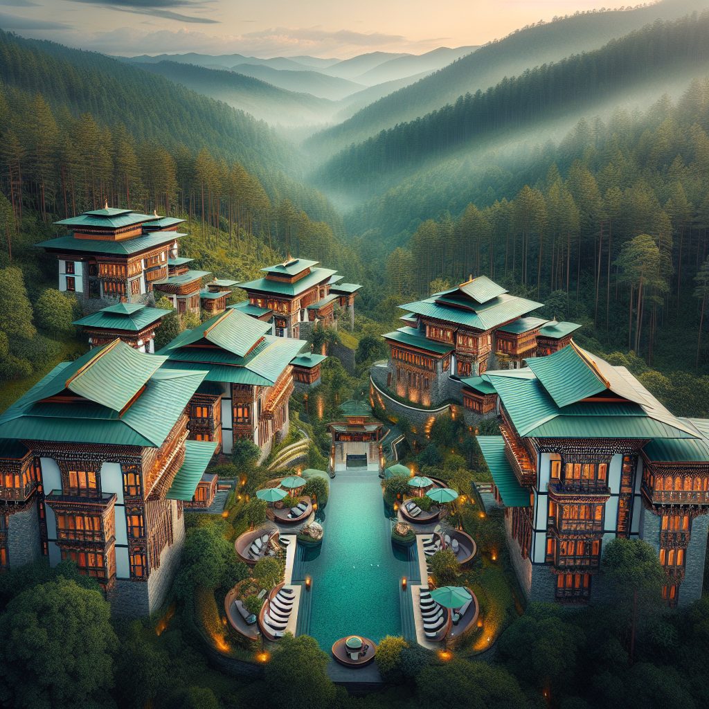 Bhutan Prestige Villas With Infinity Pool Forest