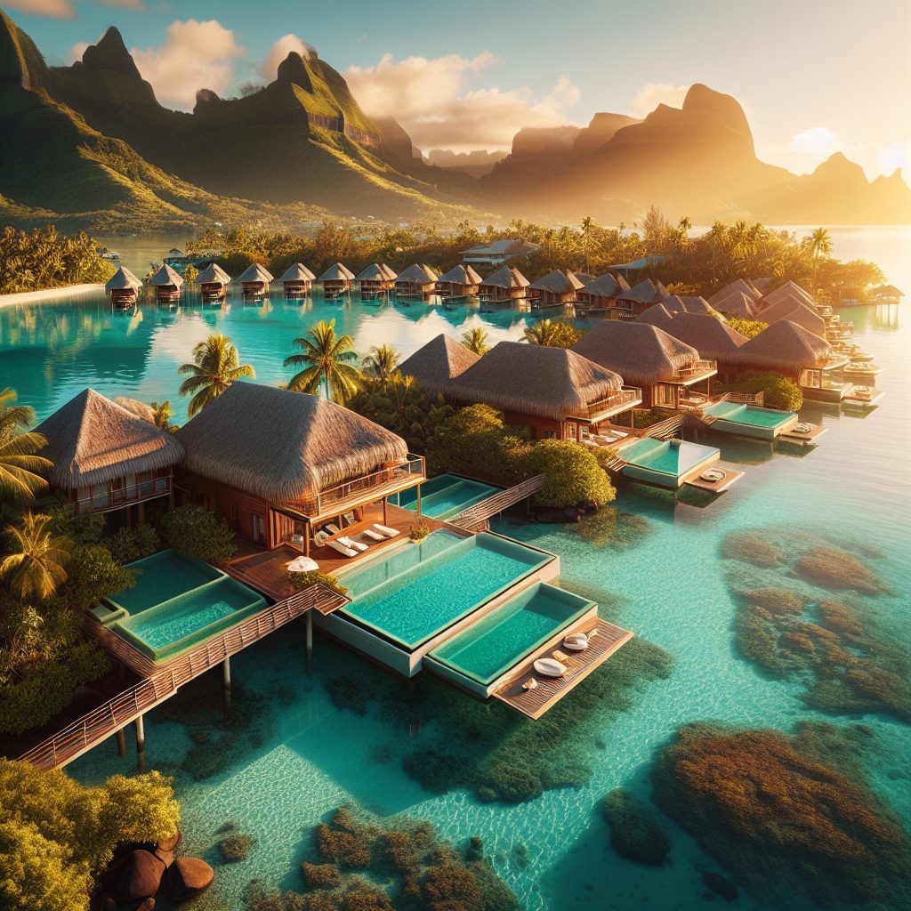 Bora Bora Crystal Lagoon Villas With Overwater Infinity Pool