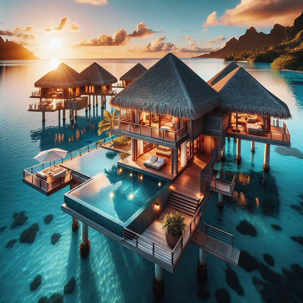 Bora Bora Grand Signature Villas With Infinity Pool Overwater