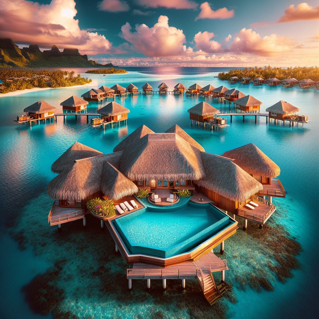 Bora Bora Signature Lagoon Villas With Infinity Pool Overwater