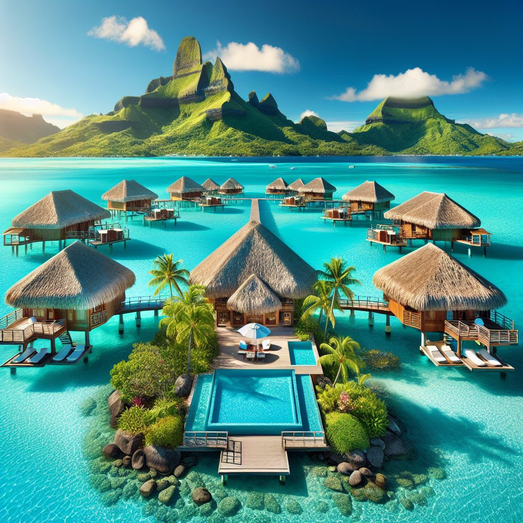 Bora Bora Signature Lagoon Villas With Infinity Pool Overwater