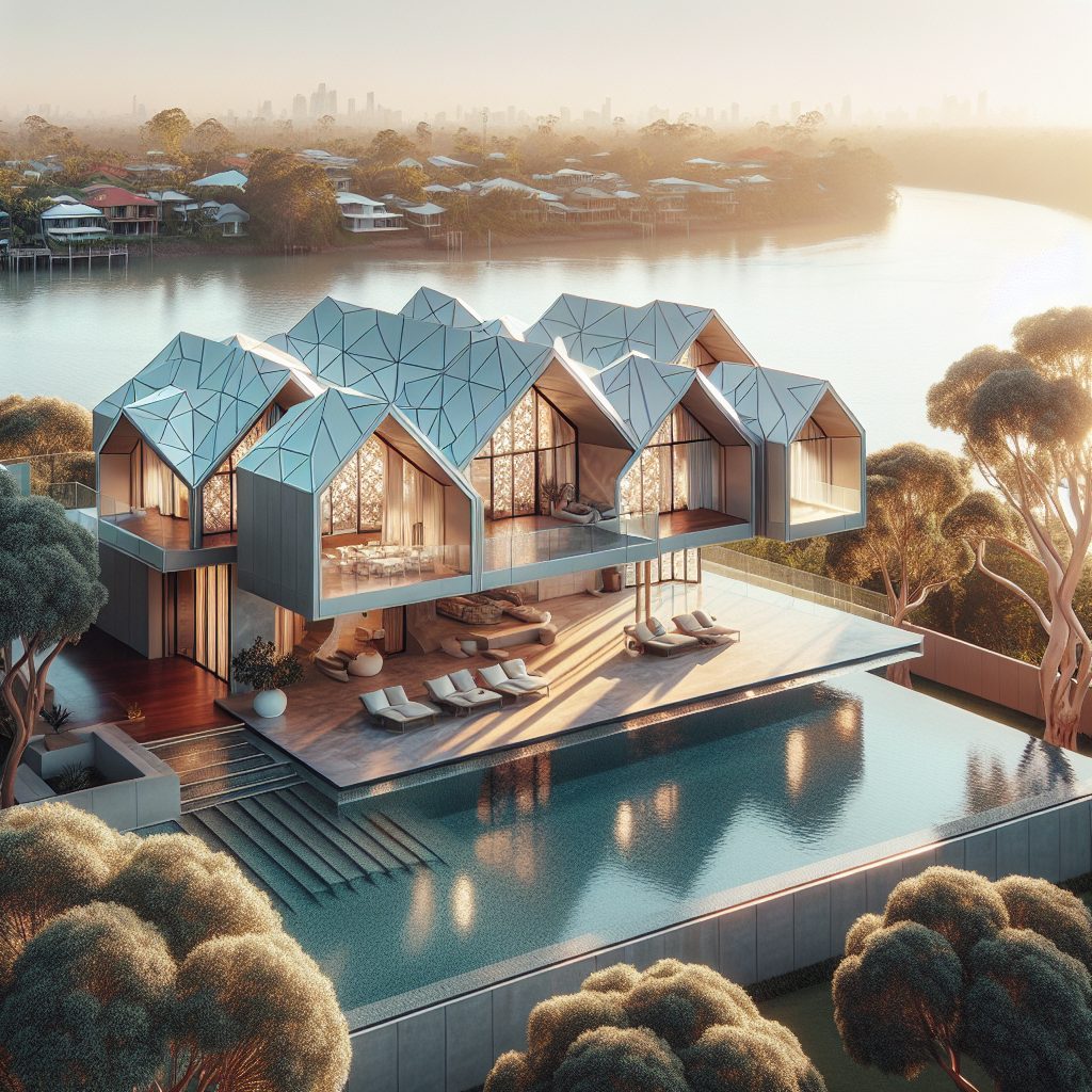 Brisbane Diamond Villas With Infinity Pool River