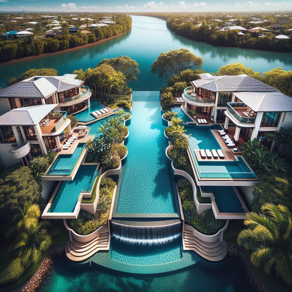 Brisbane Grand Signature Villas With Infinity Pool River