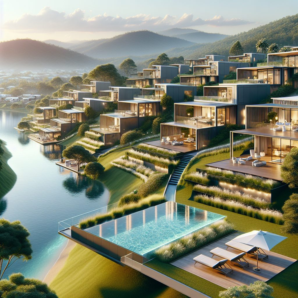 Brisbane Platinum Villas With Infinity Pool River