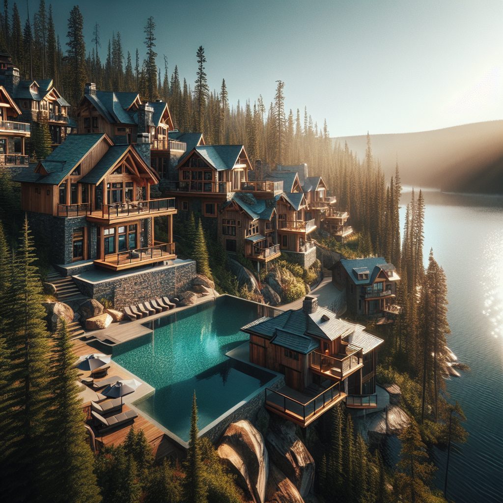 Canada Diamond Lake Villas With Infinity Pool Nature Retreat