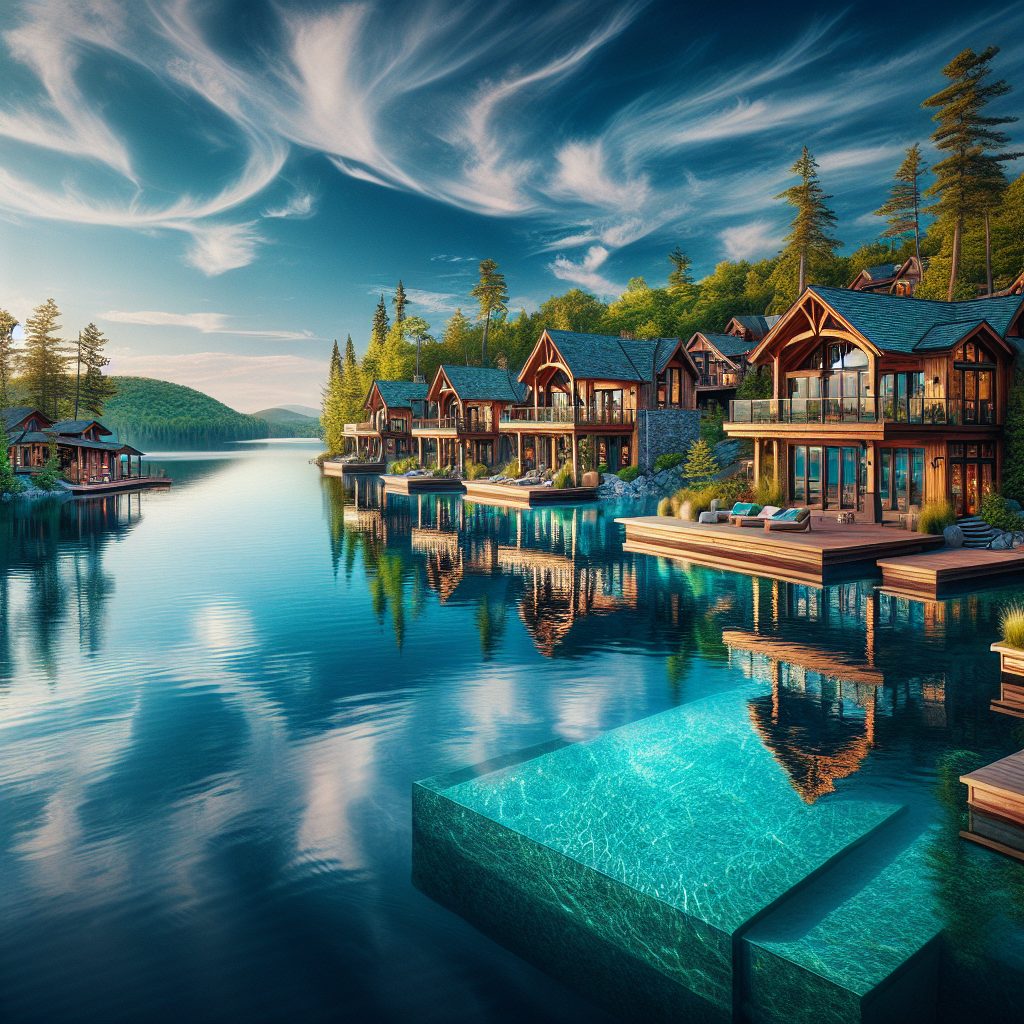 Canada Lakefront Villas With Scenic Infinity Pool Retreat