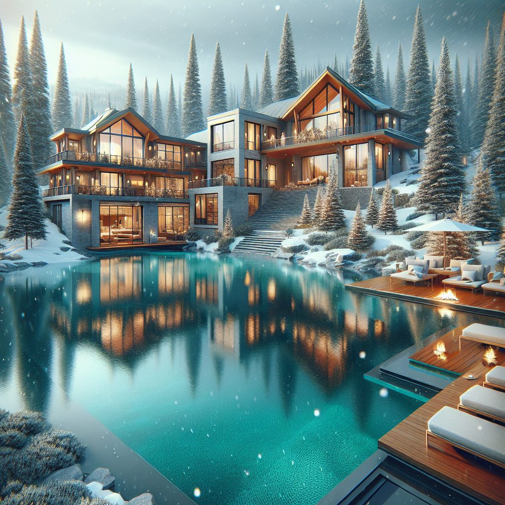 Canada Wilderness Villas With Infinity Pool Lake Views
