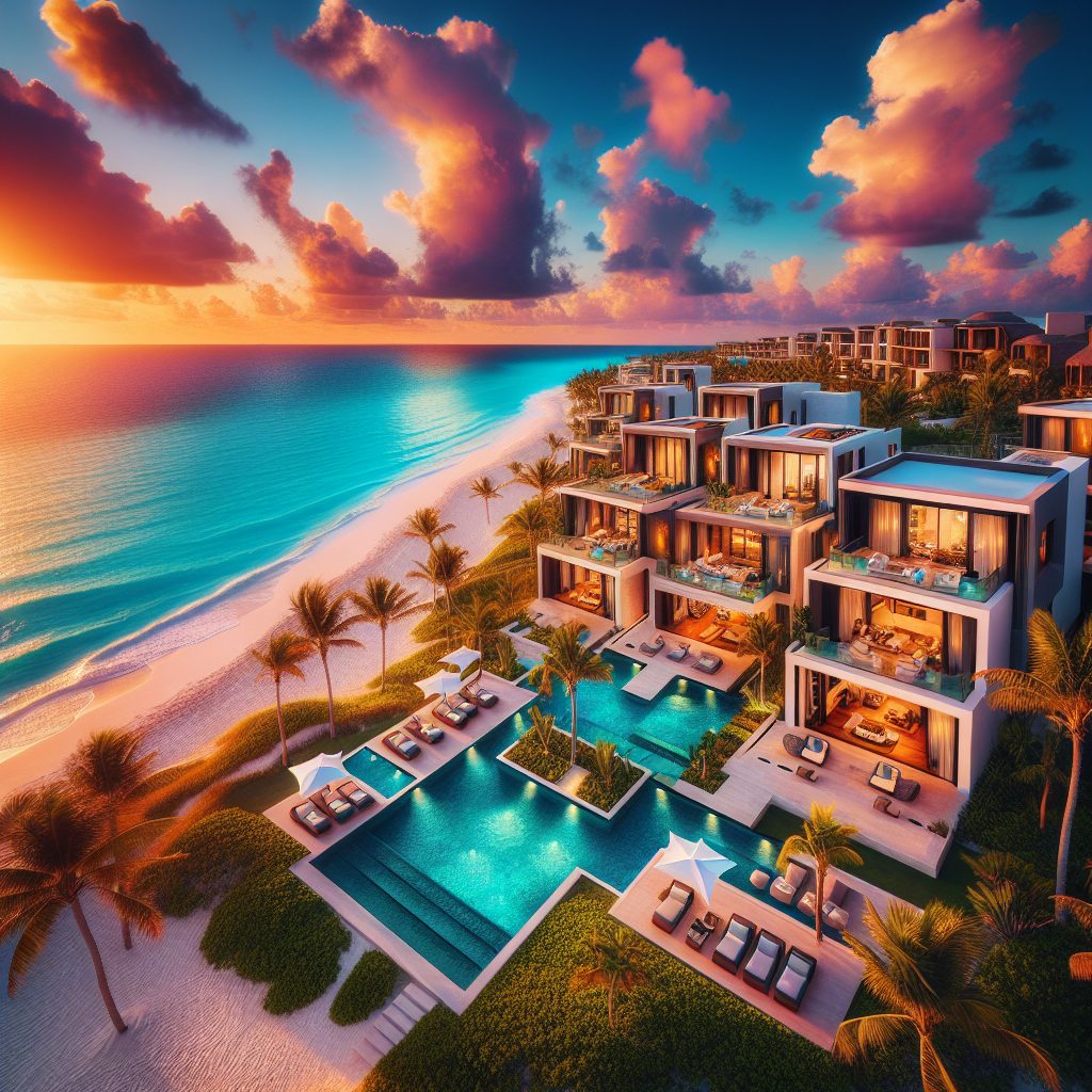 Cancun Signature Beach Villas With Infinity Pool Oceanfront