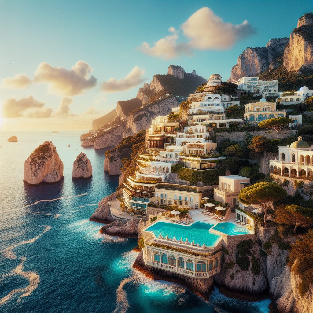 Capri Diamond Cliff Villas With Infinity Pool Sea Views