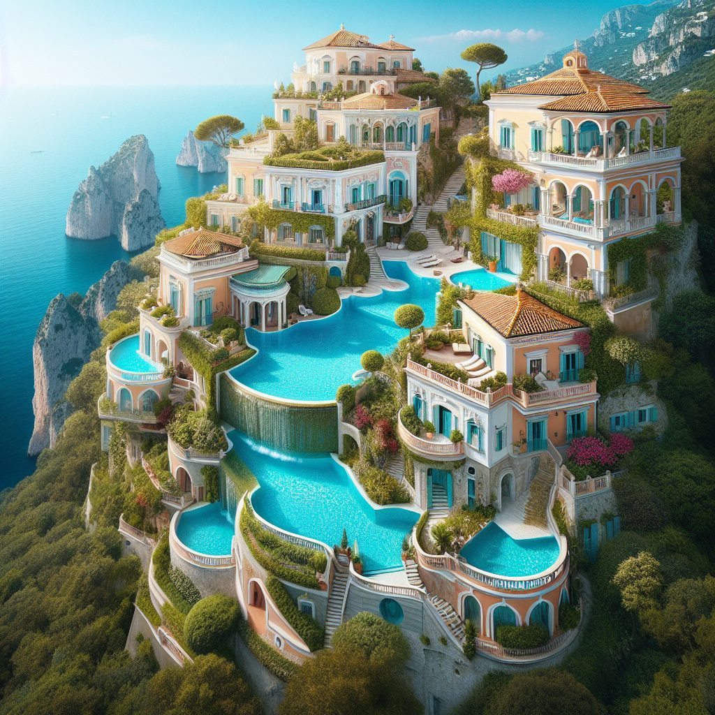 Capri Grand Signature Villas With Infinity Pool Cliff Views