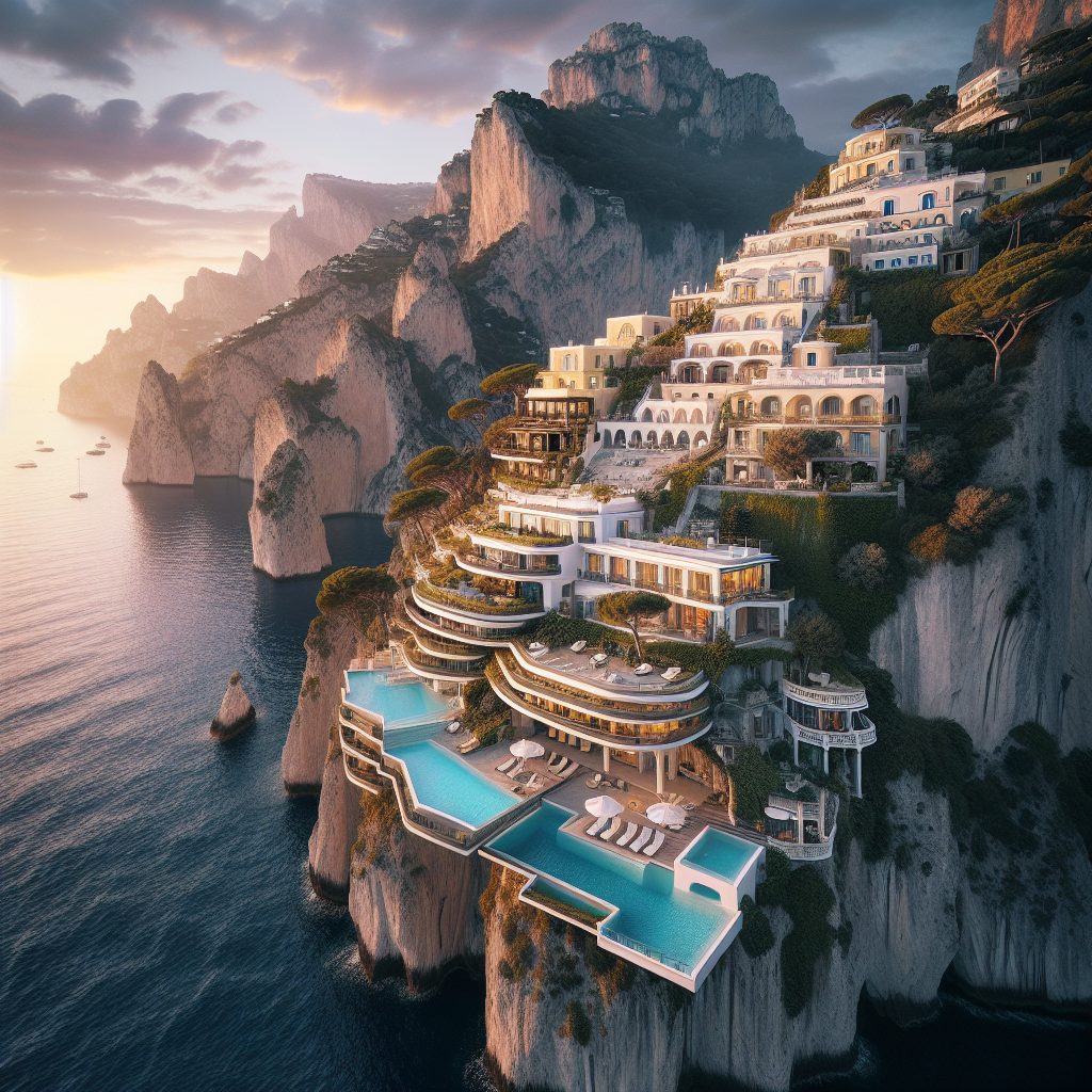 Capri Prestige Cliff Villas With Infinity Pool Sea Views