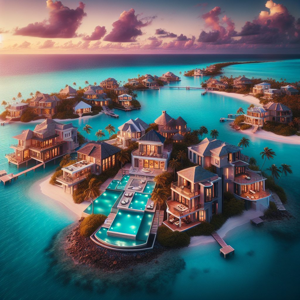 Caribbean Diamond Island Villas With Infinity Pool Escape