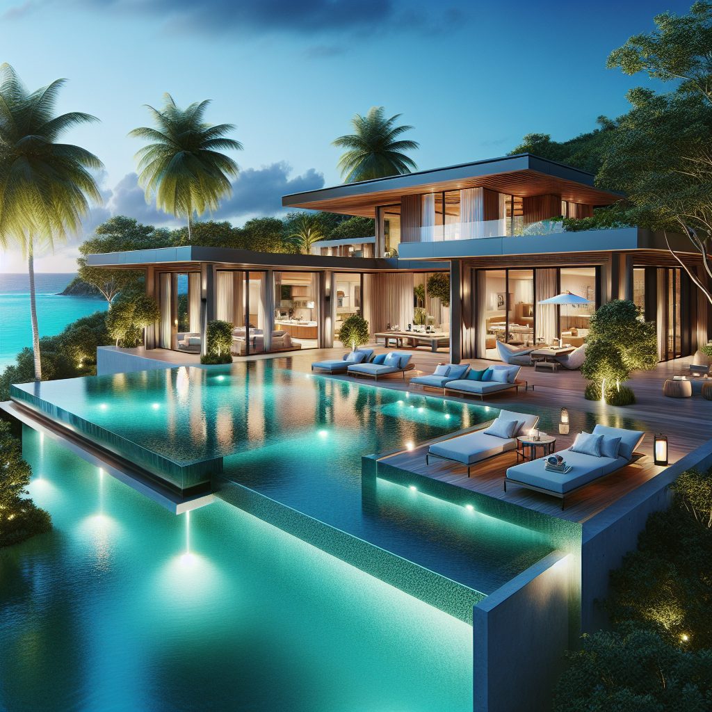 Caribbean Platinum Island Villas With Infinity Pool Escape