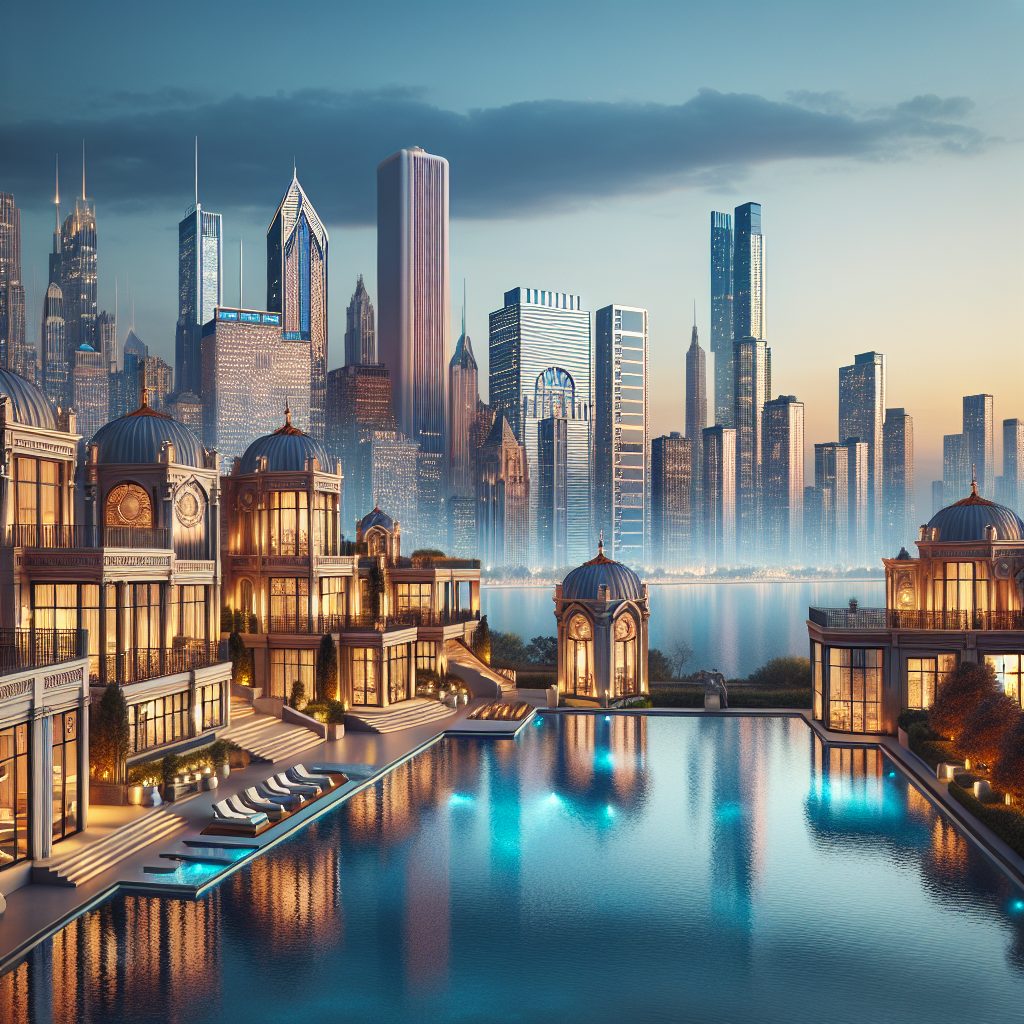 Chicago Signature Villas With Infinity Pool Skyline