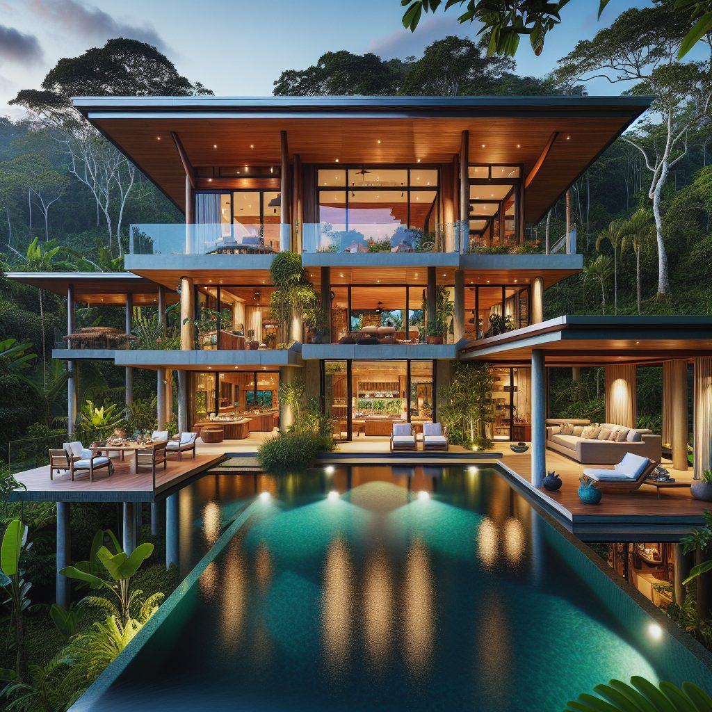 Costa Rica Signature Villas With Infinity Pool Jungle