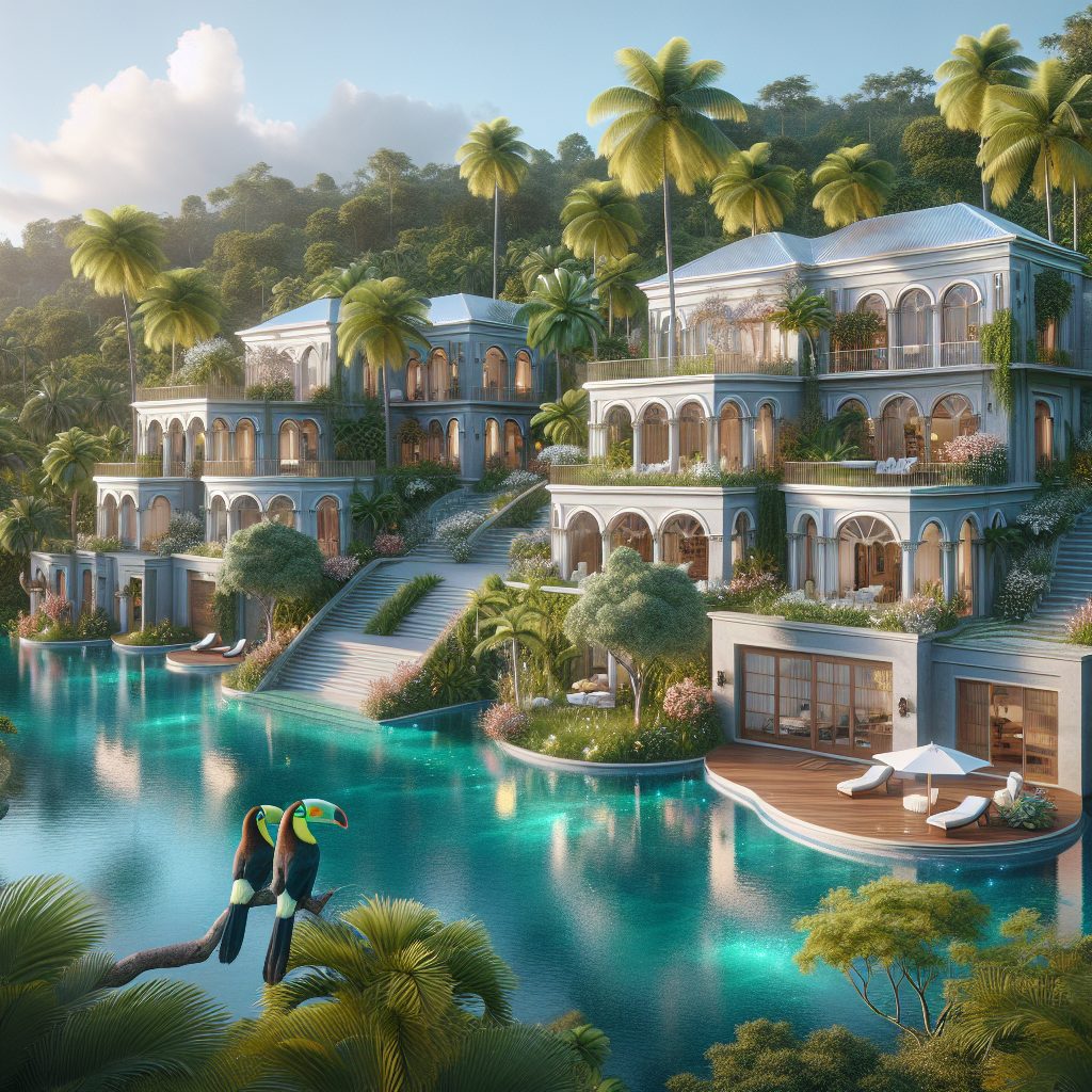Dominican Platinum Villas With Infinity Pool Tropical