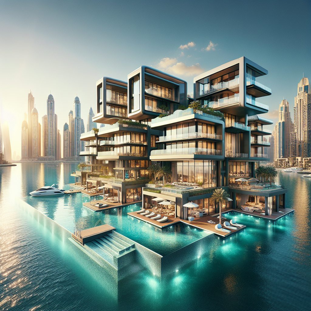 Dubai Signature Marina Villas With Infinity Pool Luxury