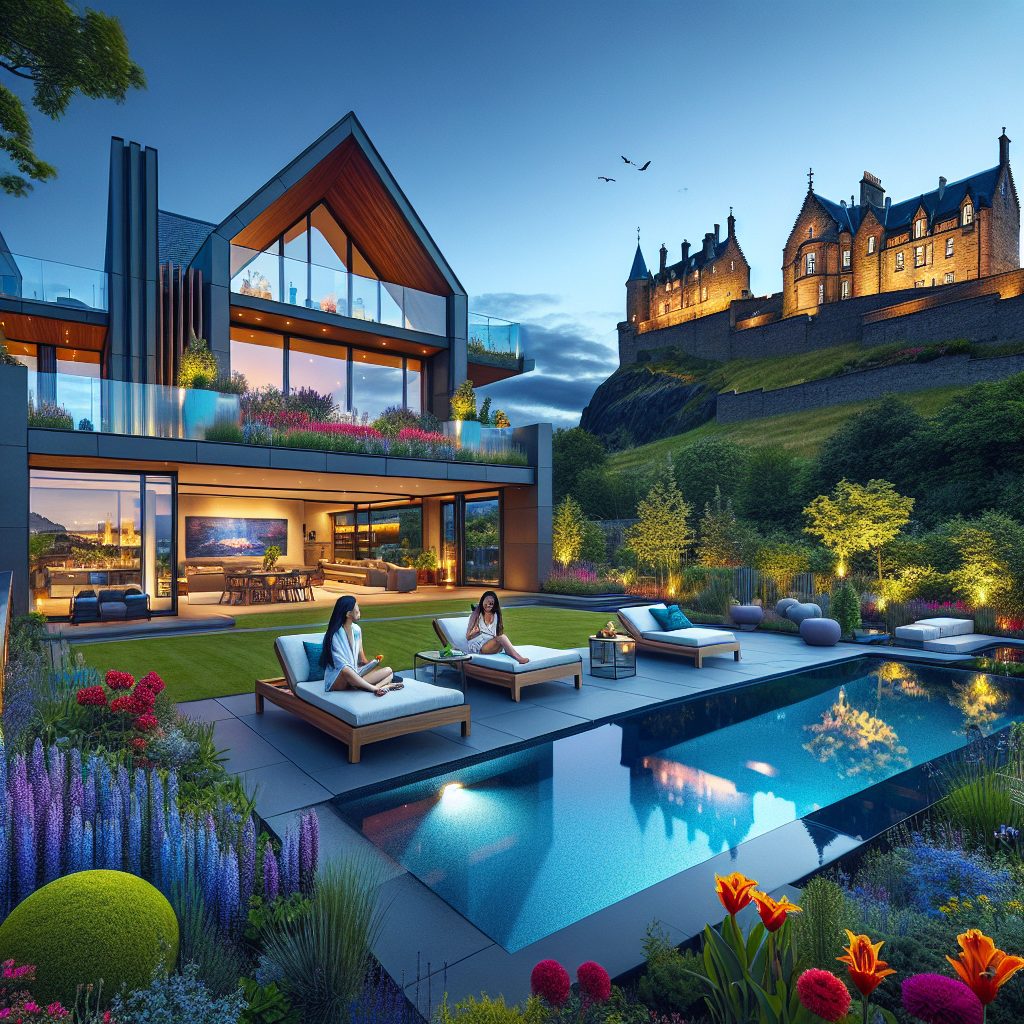 Edinburgh Grand Signature Villas With Infinity Pool Castle Views