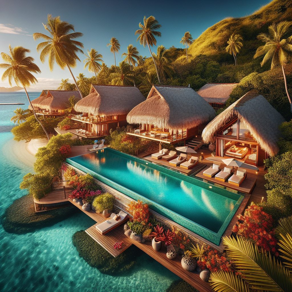 Fiji Beachfront Villas With Tropical Infinity Pool Retreat