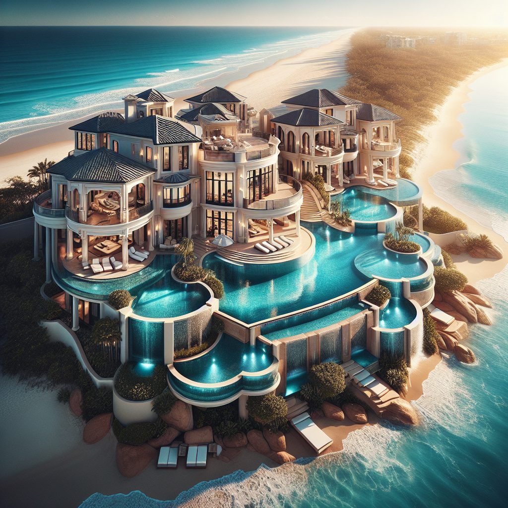 Gold Coast Royal Beach Villas With Infinity Pool Oceanfront