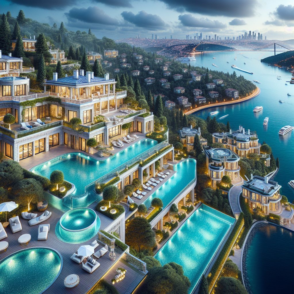 Istanbul Prestige Villas With Infinity Pool Bosphorus Views