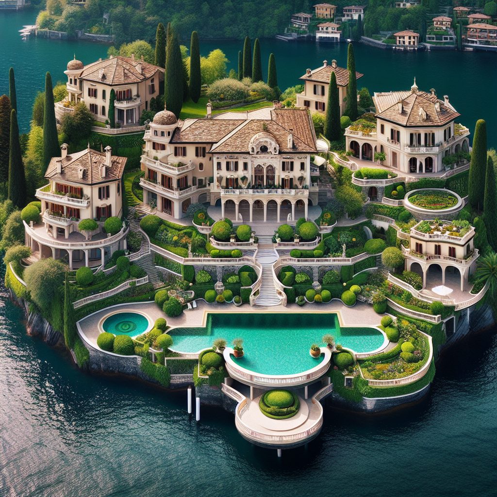 Lake Como Royal Estate Villas With Infinity Pool Lakefront Luxury