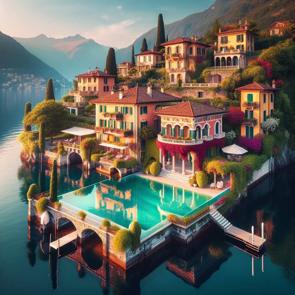 Lake Como Waterfront Villas With Private Dock Infinity Pool