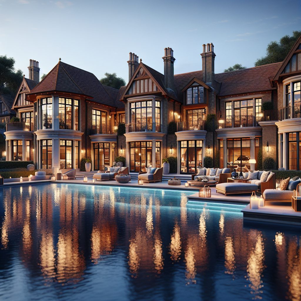 London Signature Riverside Villas With Infinity Pool Living