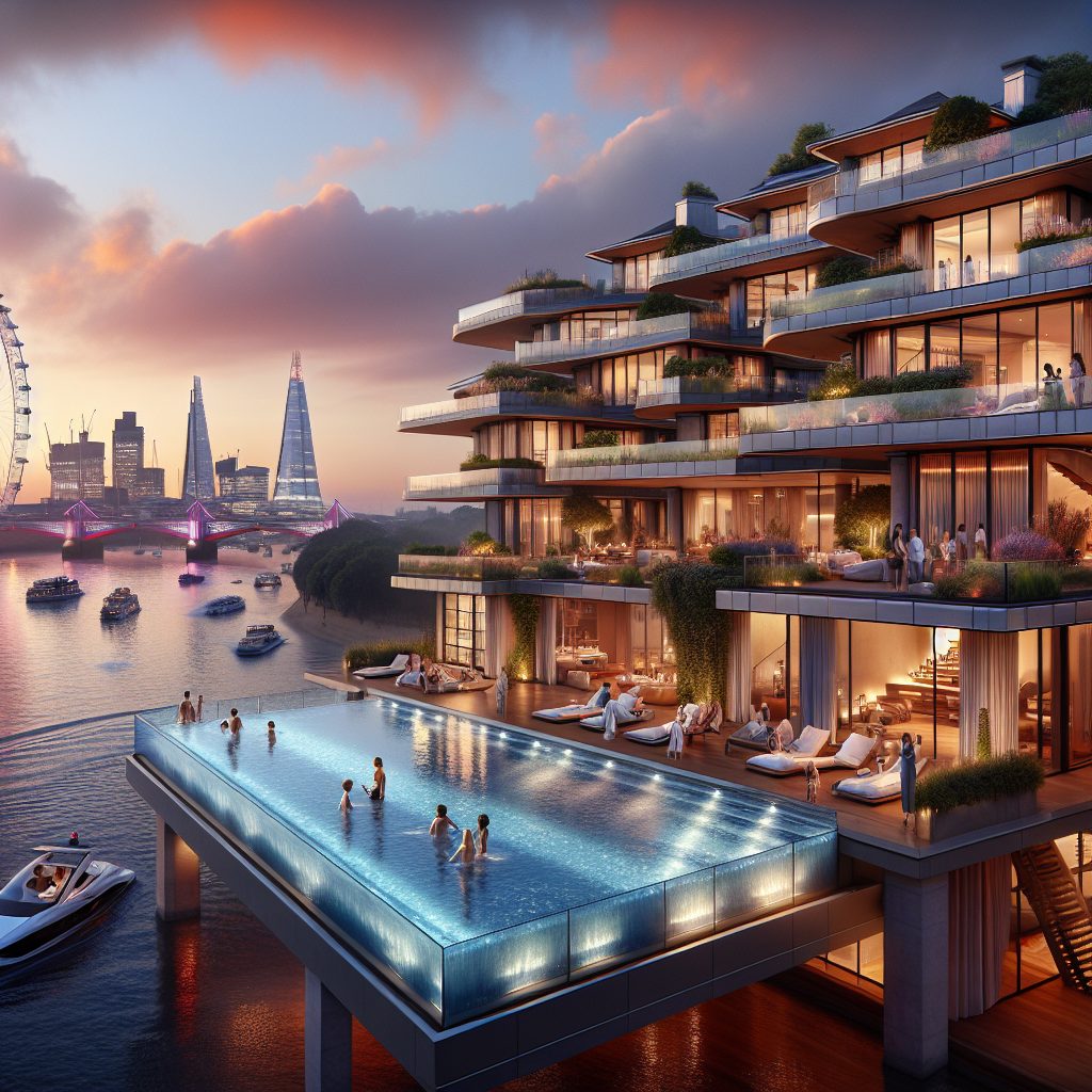 London Thames View Villas With Infinity Pool Skyline Living