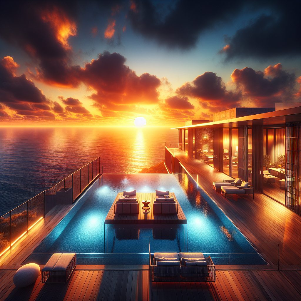 Los Angeles Oceanfront Villas With Sunset Infinity Pool Deck