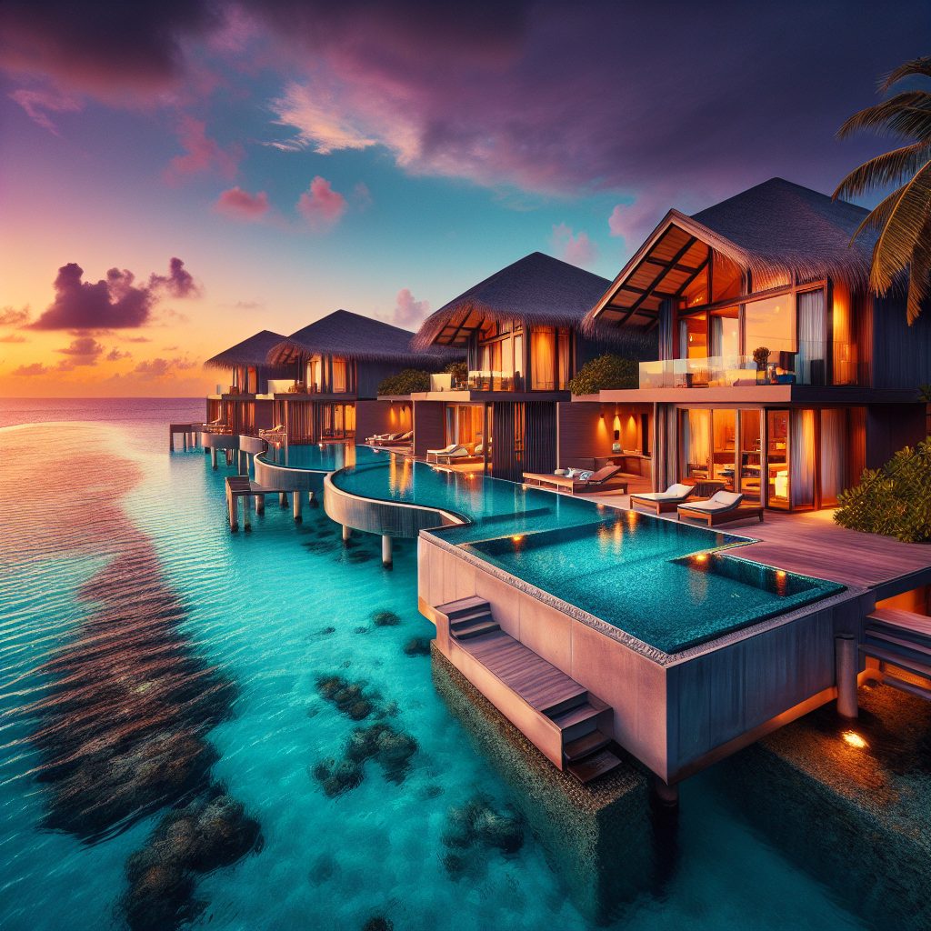 Maldives Luxury Horizon Villas With Private Infinity Pool Ocean Views