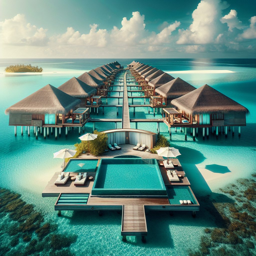 Maldives Royal Reef Villas With Infinity Pool Lagoon