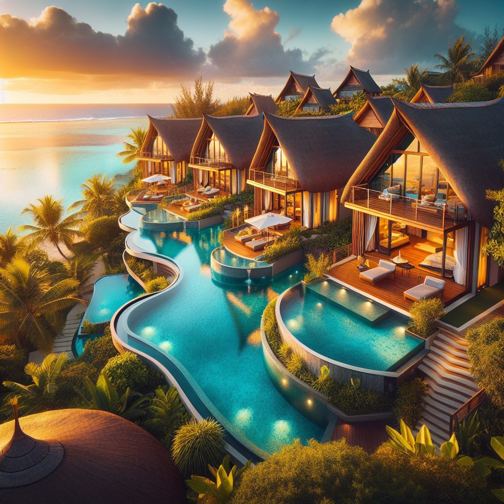 Mauritius Diamond Lagoon Villas With Infinity Pool Luxury