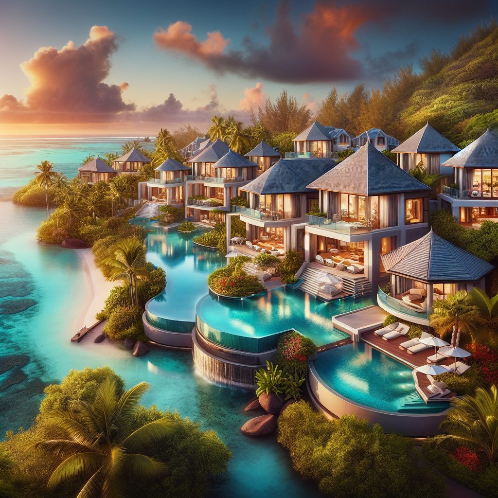 Mauritius Grand Signature Villas With Infinity Pool Lagoon